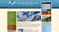 Desktop Screenshot of himalayas-trek.com